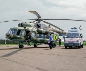 В Киев доставили трех раненых бойцов Нацгвардии