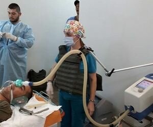 Мариупольские хирурги вытащили из ноги бойца неразорвавшуюся гранату