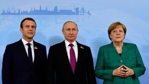 Меркель и Макрон призвали Путина оказать давление на Сирию для установления мира