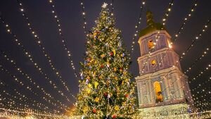 Киевская елка стала одной из самых красивых в Европе