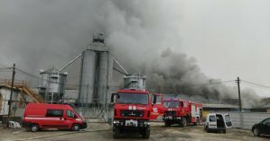 В Ивано-Франковской области на предприятии загорелся амбар с 30 тысячами свиней