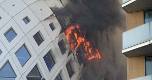 В Бейруте сгорело здание известнейшего архитектора Захи Хадид (видео)