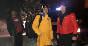 Спасатели спустя пять часов отыскали в Карпатах заблудившегося лыжника